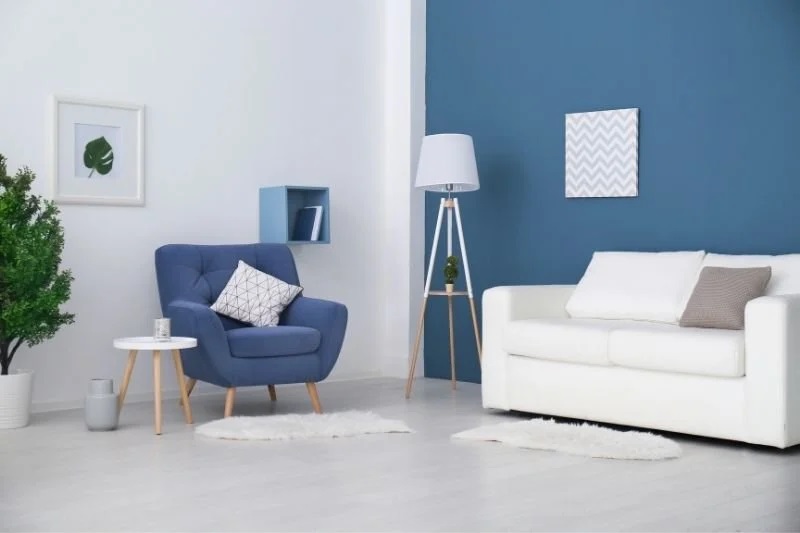 Küçük Çiğli salon iç cephe boyama örneği